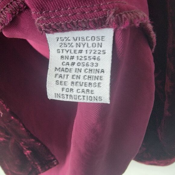 Habitat womens Velvet Button Down Shirt sz M long sleeve whimsical fairy grunge - Picture 8 of 8